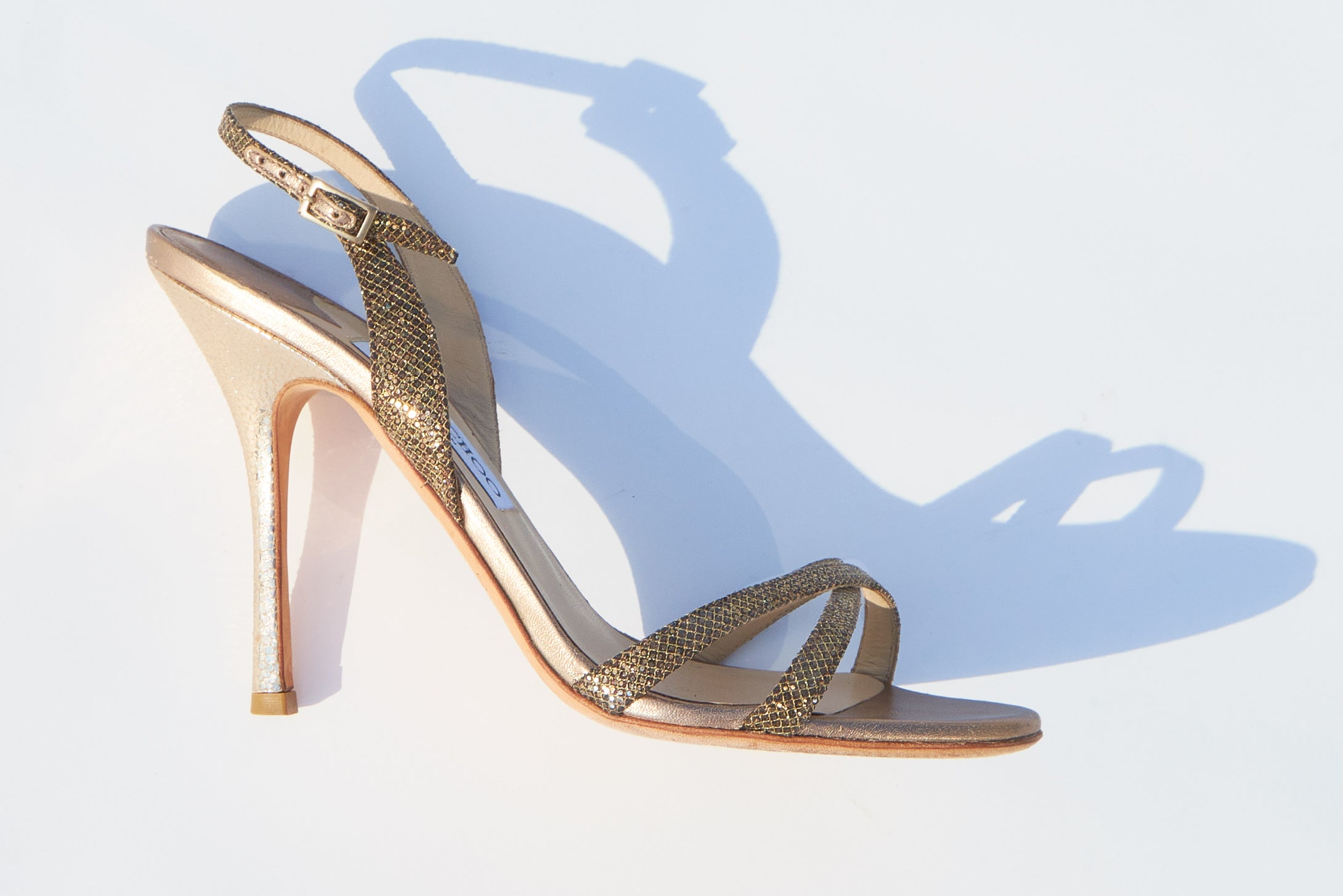 Jimmy Choo Champagne Gold Heels